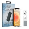 Eiger 3D Fullscreen Glass - 9H kaitseklaas servast servani, iPhone 12 Minile, musta äärega