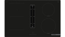 Bosch Õhupuhastiga pliidiplaat , 4 x induktsioon, 80 cm, 595 m3/h, 69 dB, lõigatud serv, must