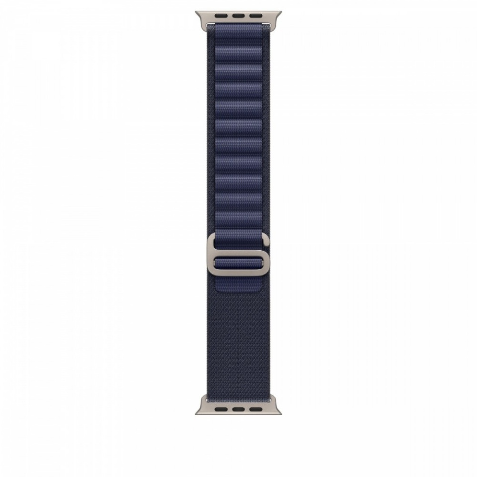 Apple kellarihm Watch Navy Alpine Loop 49 mm - M - Natural Titanium Finish