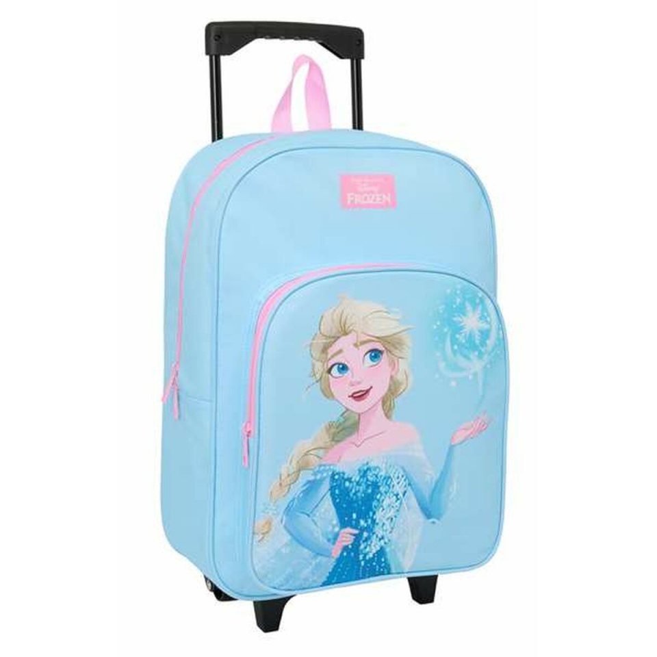Disney ratastega koolikott sinine roosa 32x42x14cm