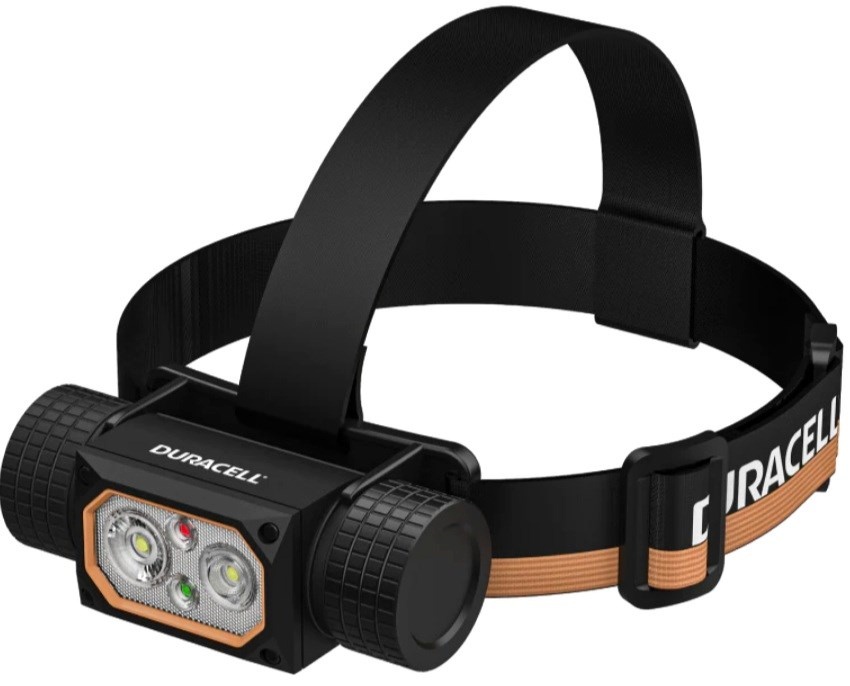 Duracell taskulamp DH2000R Gift Box Headlamp, must/oranž
