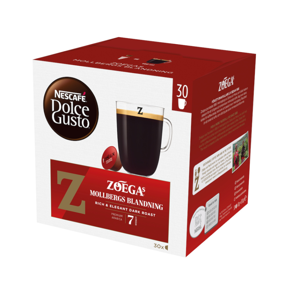 Nescafe kohvikapslid Dolce Gusto Zoegas Mollbergs Blandning, 30tk