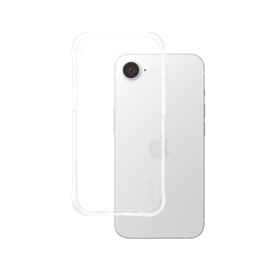 PanzerGlass kaitsekest CARE Samba Case iPhone 16e Transparent, läbipaistev