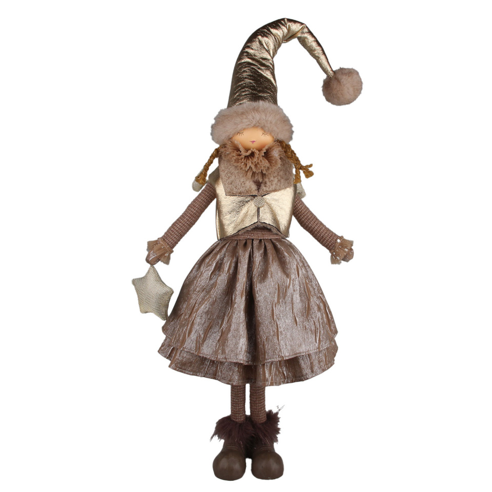 H4Y dekoratsioon Fab Mia, 74cm, päkapikk, kuldne