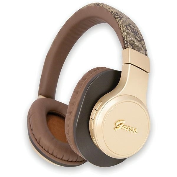 Guess kõrvaklapid Guess Bluetooth on-ear GUBH604GEMW pruun/brown 4G Script