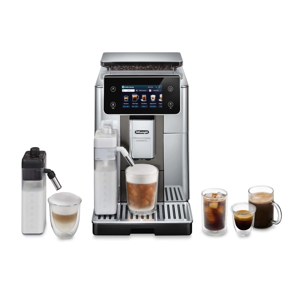 DeLonghi espressomasin Primadonna Aromatic ECAM630.75.TSM Coffee Machine, hõbedane