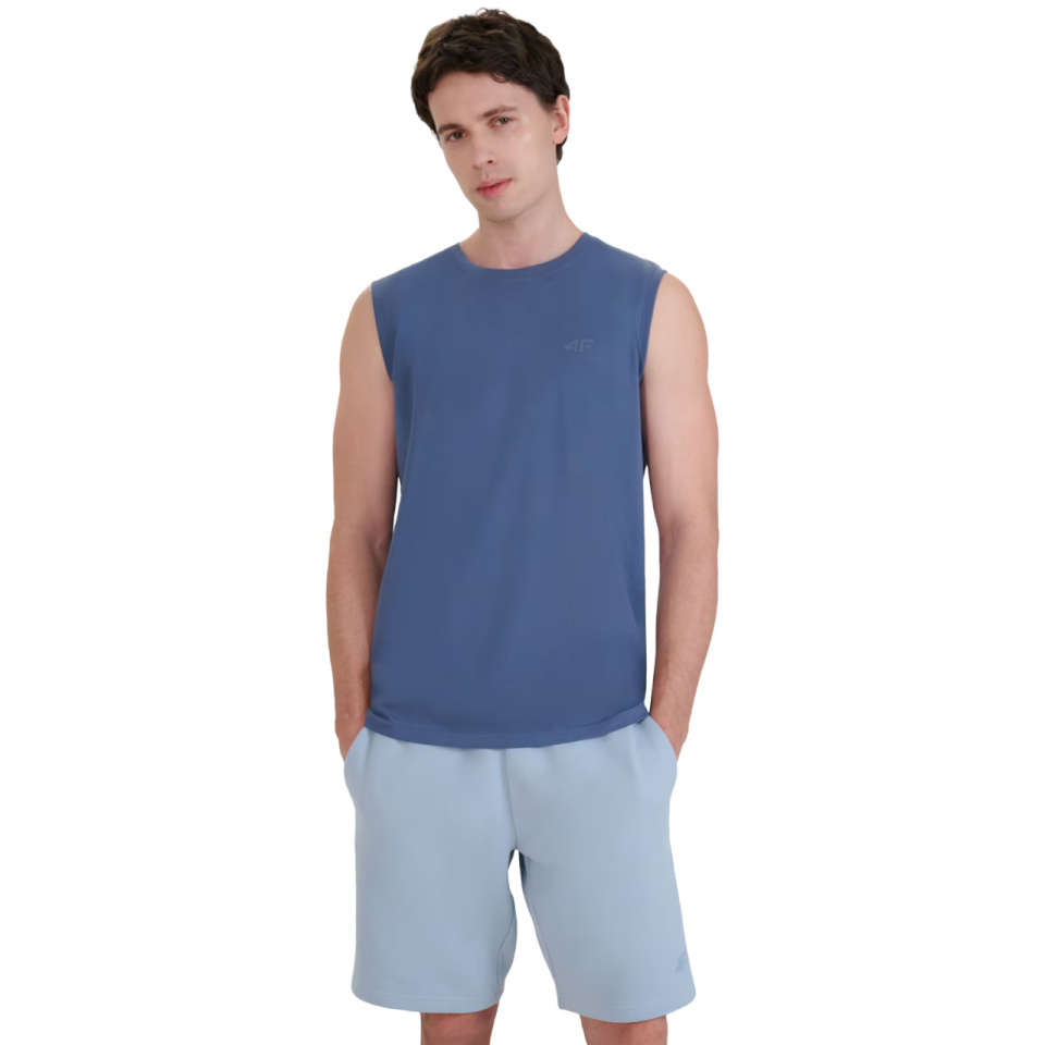 4F T-särk meestele M125 Denim 4FWMM00TSLEM125 32S suurus M