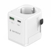 Gembird laadimisadapter TPA-EU1A1C20-01-W Grounded universal travel , 20 W, valge |