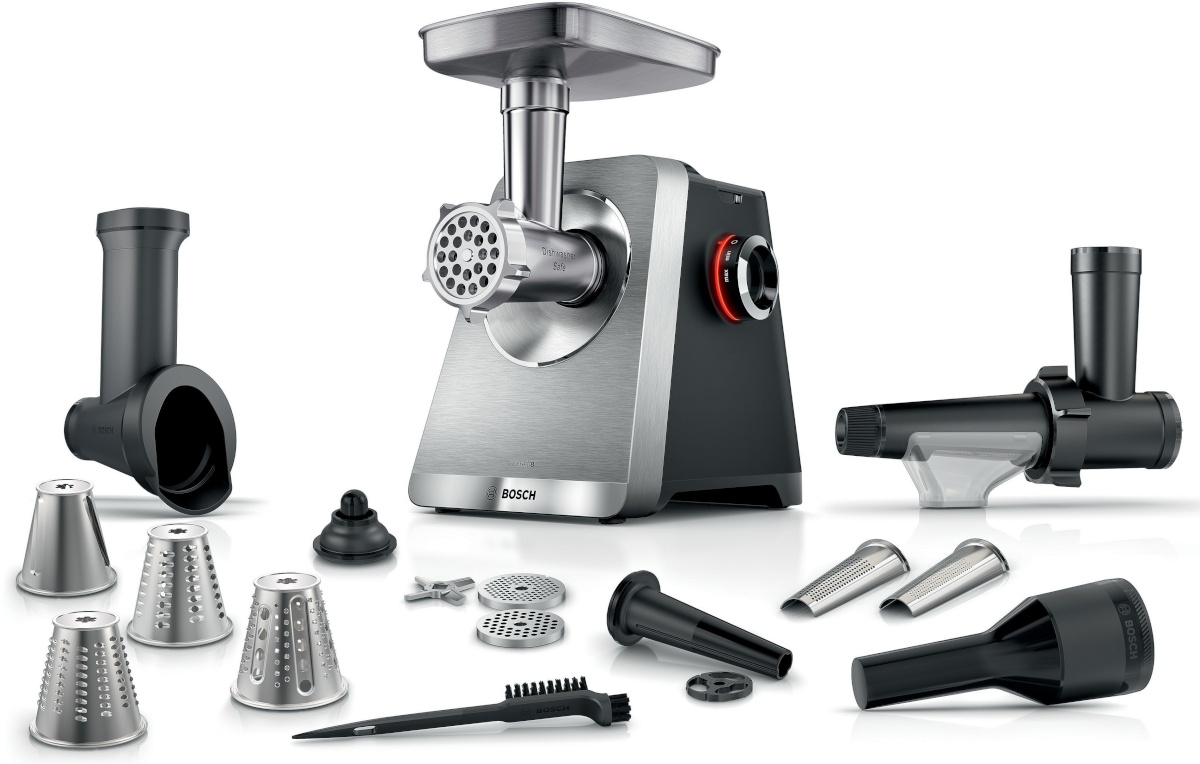 Bosch hakklihamasin MFWS860M Meat Grinder, roostevaba teras