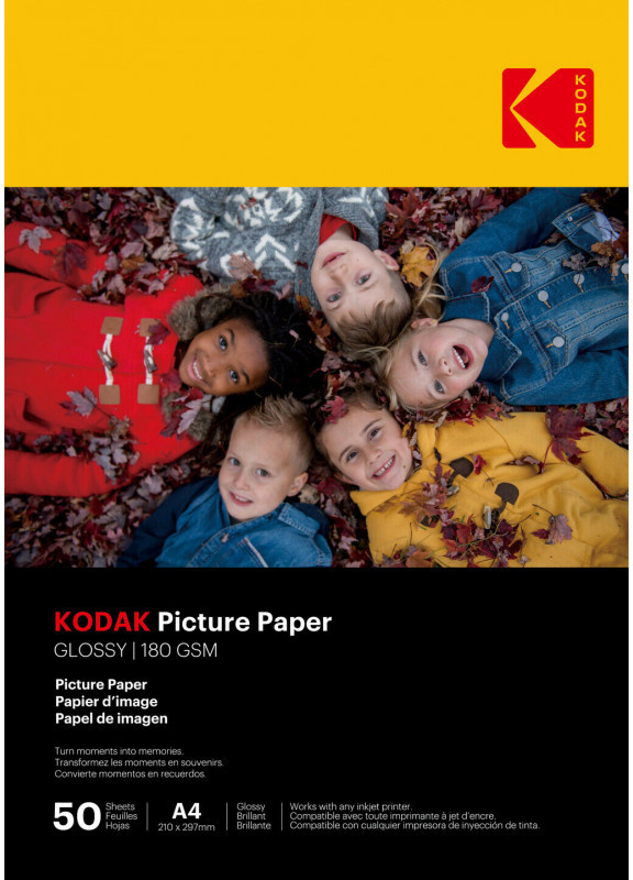 Kodak fotopaber A4 läikiv 180g 50 lehte