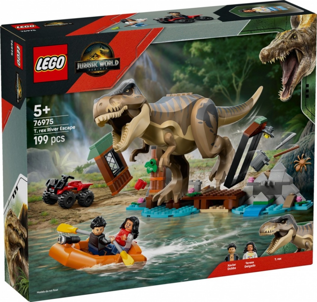 LEGO klotsid 76975 Jurassic World Flucht vor dem T.Rex