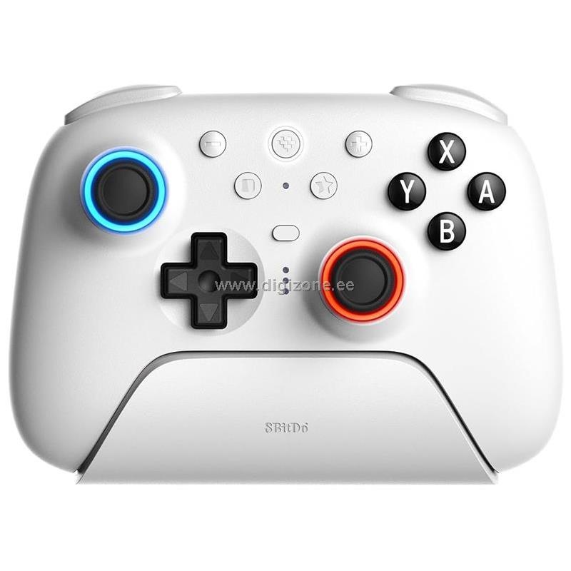 8bitdo mängupult PC/SWITCH/SWITCH2 Ultimate 2 + Charger (W), valge