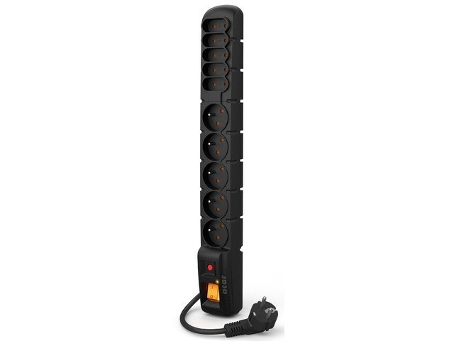 Acar pikendusjuhe Listwa zasilająca S10 1.5m 10 gniazd must