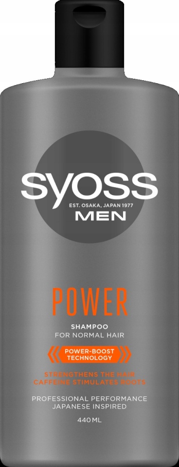 Syoss šampoon Men Power 500ml, meestele