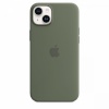 Apple kaitsekest iPhone 14 Plus Silicone Case with MagSafe - Olive