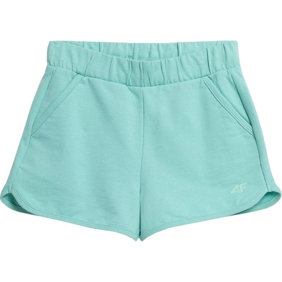 Lühikesed püksid Dla Dziewczynki 4F F099 mündiroheline 4FJSS23TSHOF099 47S 134cm