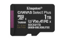 Kingston mälukaart microSD 1TB Canvas Select+ G3 150MB/s