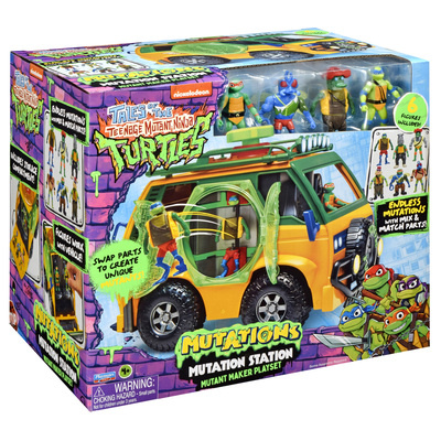 TMNT mängukomplekt 6 figuuriga Mutation Station, 84386