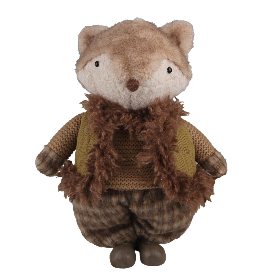 H4Y dekoratsioon Fab Robin, 37, 5cm, rebane, roheline