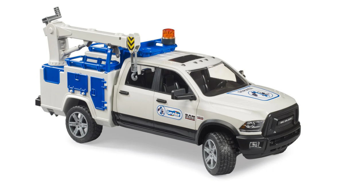 Bruder 1:16 RAM 2500 hooldusveok tõstukiga, 02509