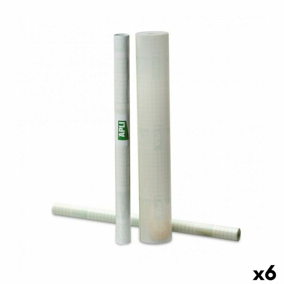 Apli kleepuv raamatukaas läbipaistev 0.5x20 m 6tk