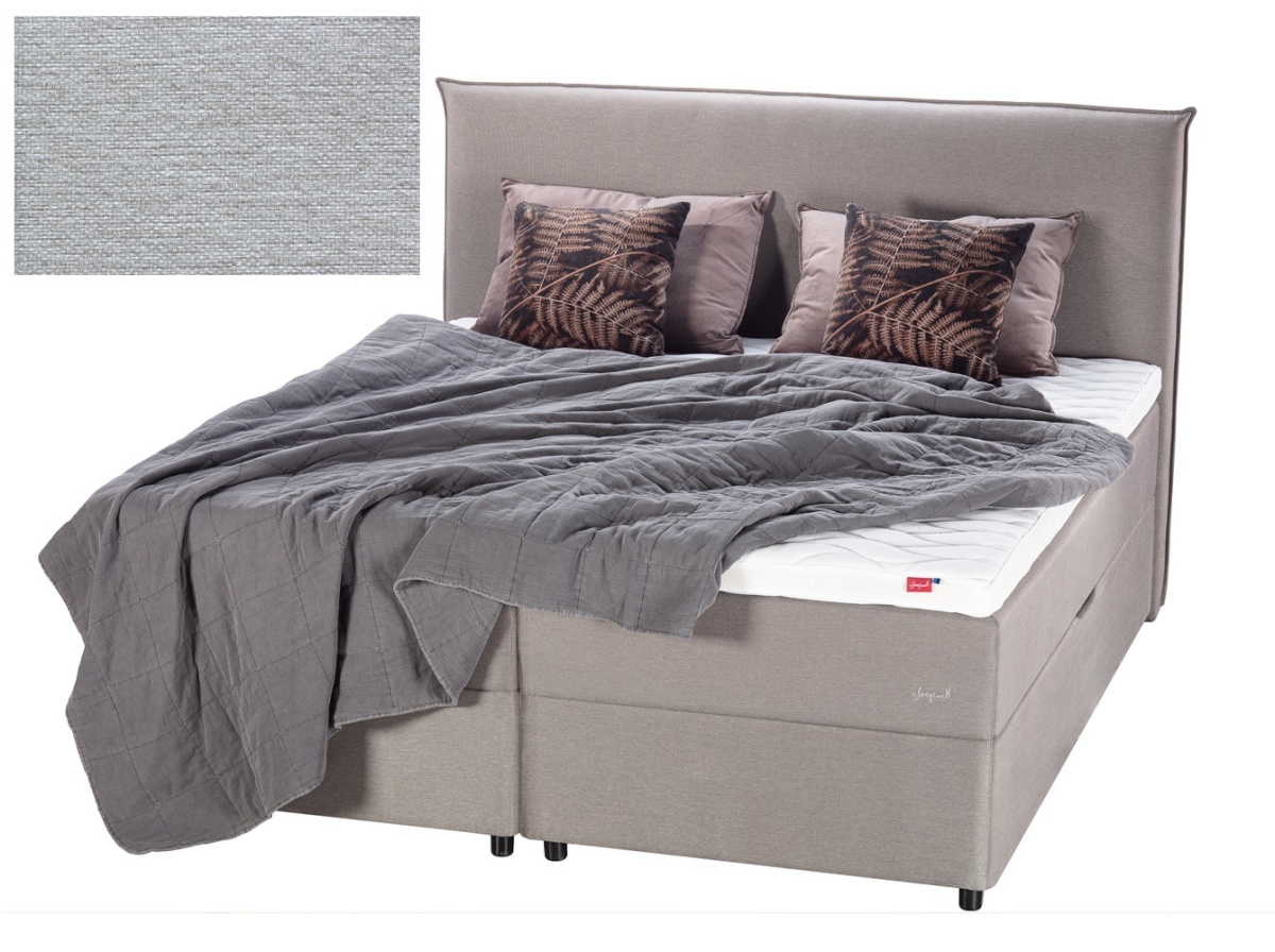 Sleepwell kušett panipaigaga BLUE POCKET STORAGE,  90x200x48cm, AGGE beež, keskmine