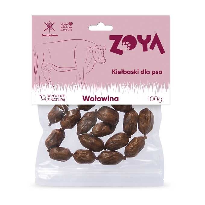 Zoya maius koerale Beef Sausages, 7tk