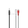Hama helikaabel Kaabel 3.5mm - 2RCA socket
