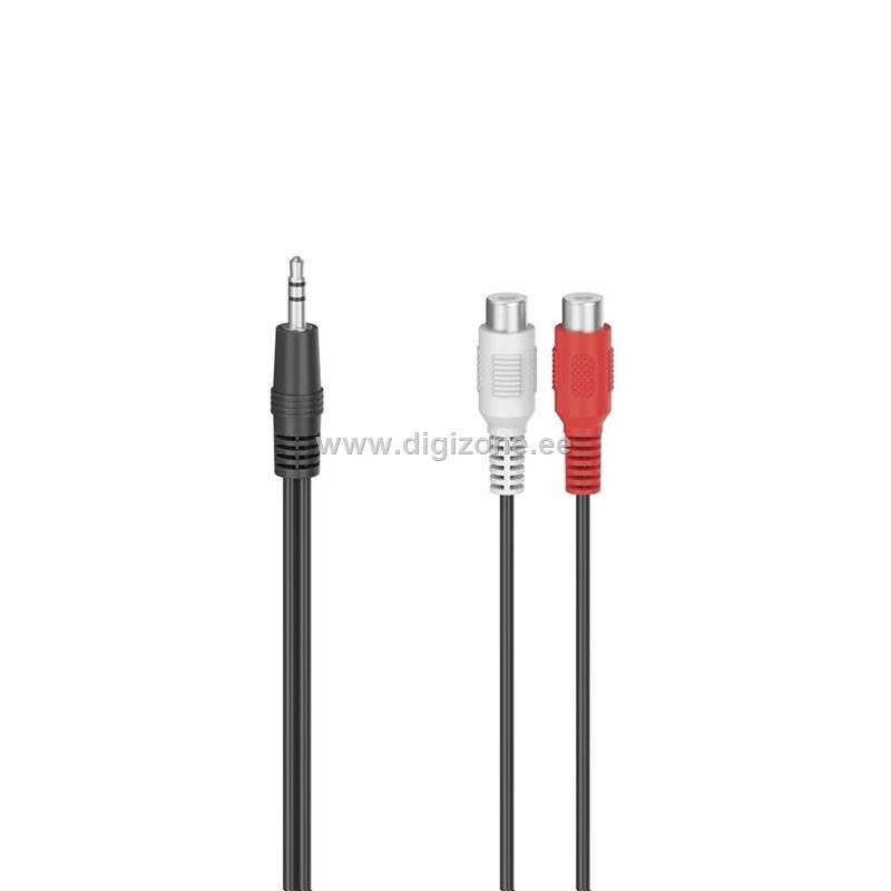 Hama helikaabel Kaabel 3.5mm - 2RCA socket