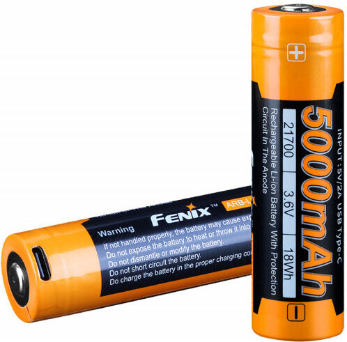 Fenix aku ARB-L21-5000U 21700 Battery, 5000mAh
