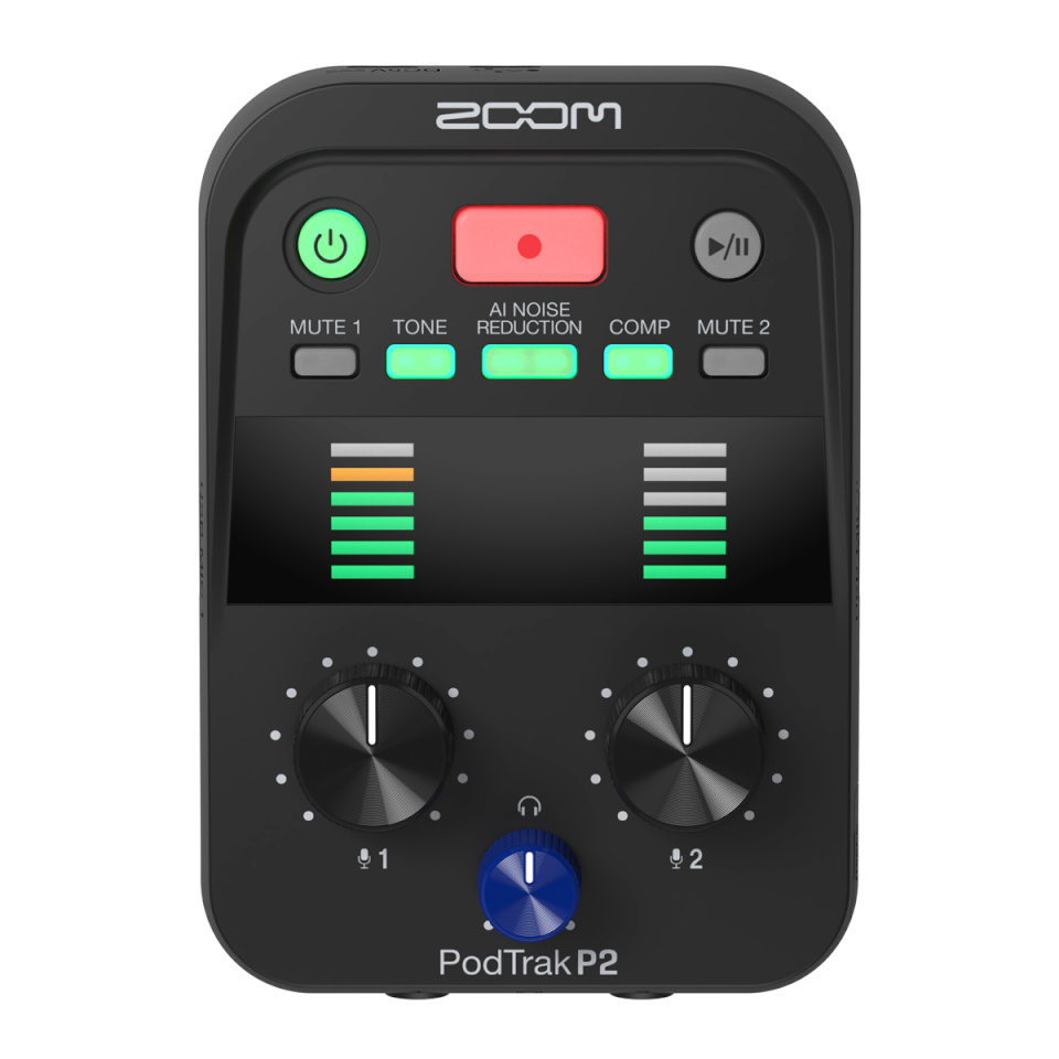 Zoom helisalvesti PodTrak P2 Podcaster Recorder