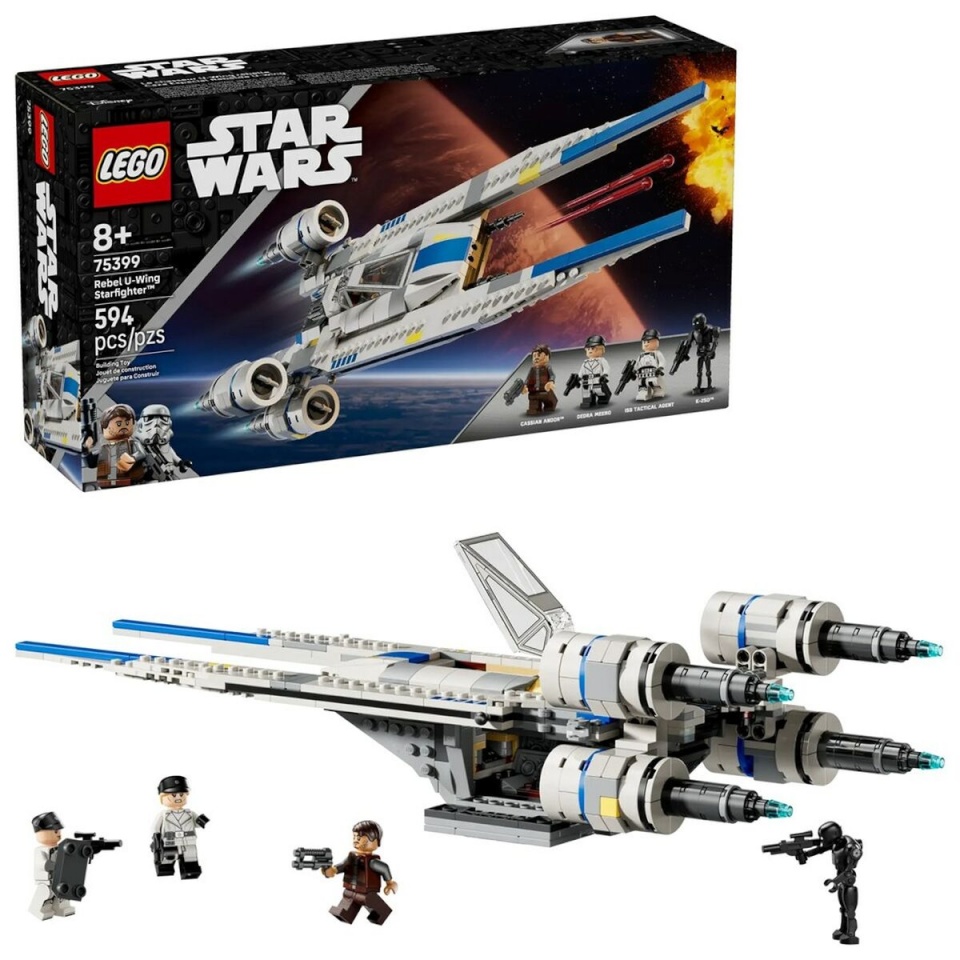 Lego klotsid konstruktor STAR WARS 75399 Rebel U-Wing Starfighter 594-osaline