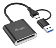 Equip mälukaardilugeja CFexpress Type B USB-C/-A Adapt. 10Gbps
