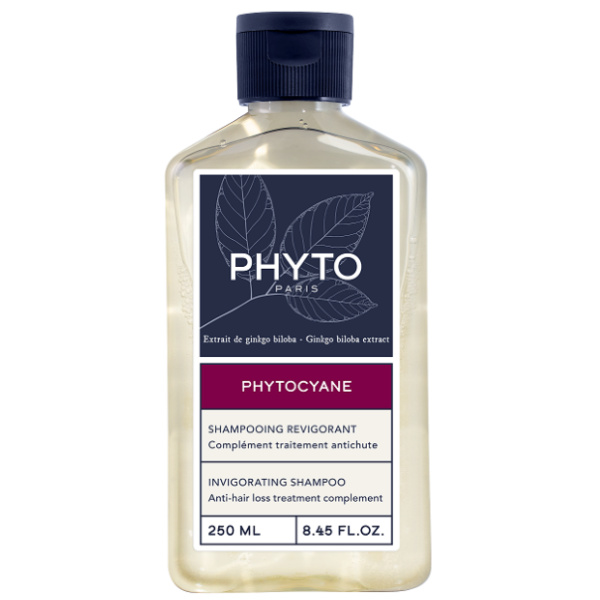 Phyto šampoon Phytocyane Invigorating Shampoo 250ml, naistele