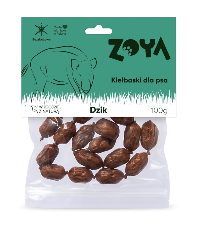 Zoya maius koerale Wild Boar Sausages, 7tk
