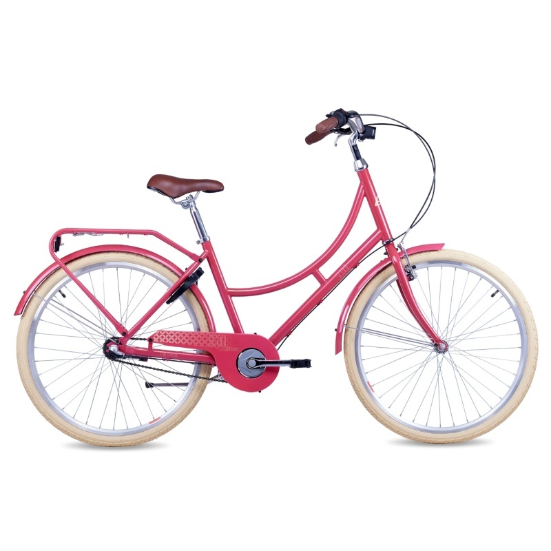 S´COOL Noorte laste jalgratas chiX, 26" Berry/Beige
