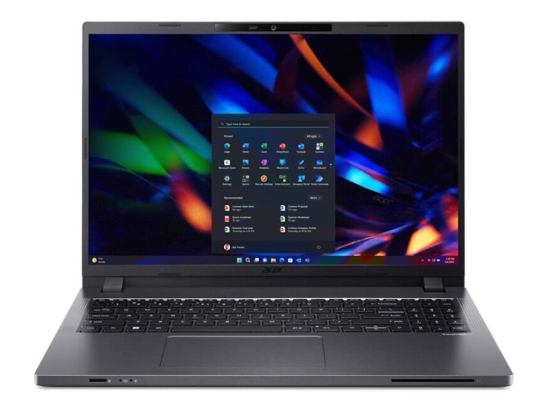Acer sülearvuti TravelMate TMP216-51-G2-TCO 16“ WUXGA Intel Core 5 120U/1x16GB RAM/256GB SSD/Intel Iris Xe/Win11ProEDU/SWE backlit kbd/FP/SCreader/hall/3Y