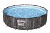 Bestway bassein Steel Pro MAX Above Ground Pool Complete Set with Filter Pump 427 x 107 cm, tumehall