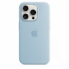 Apple kaitsekest Silicone Case with MagSafe for iPhone 15 Pro - light Blue