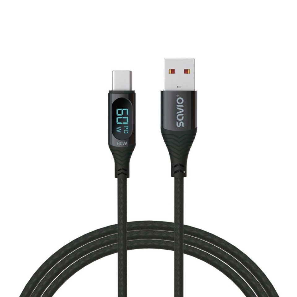 Savio kaabel USB Cable 60W CL0172 1m