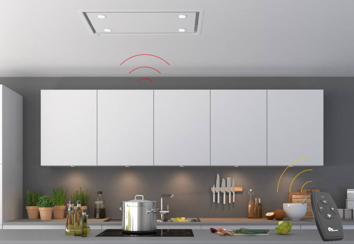 Thermex integreeritud õhupuhasti Newcastle Medio, valge, 90 cm