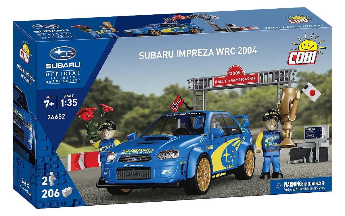 Cobi klotsid Bricks Subaru Impreza WRC 2004 206 pieces