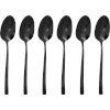Sambonet söögiriistade komplekt Rock PVD 6 Espresso Spoons Moka Nero Lucido