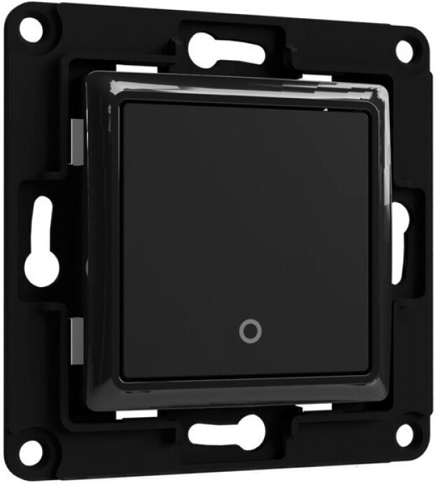 Shelly Wall Switch 1 seinalüliti, must