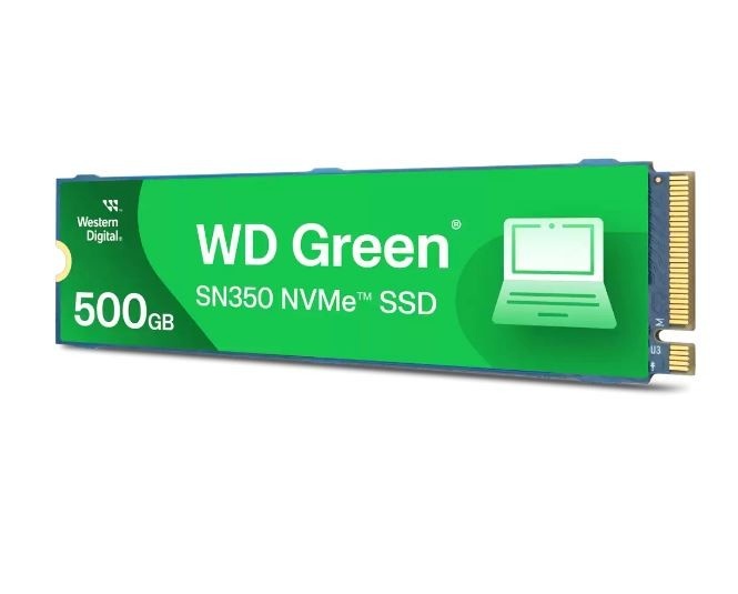 WD kõvaketas SSD Dysk roheline 500GB M.2 2280 SN350 NVMe PCIe