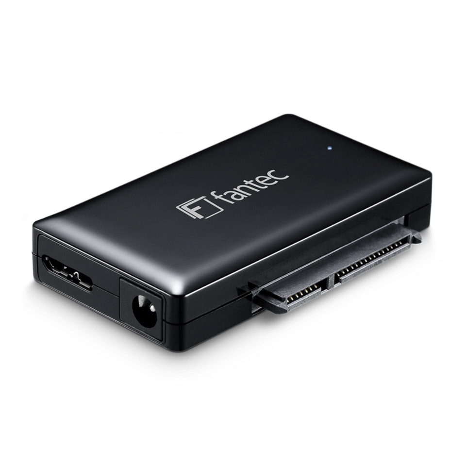 Fantec kettaboks AD-U3SA USB3.0 SATA Adapter 12V Schnittstelle