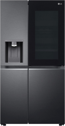 LG külmik GSXV91MCAE InstaView Side By Side Refrigerator, must