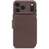 Decoded kaitsekest Leather Detachable Wallet iP 17 Pro Chocolate pruun