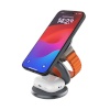 Fixed MagPowerstation Round 3-in-1 foldable wireless charger with MagSafe support | hall