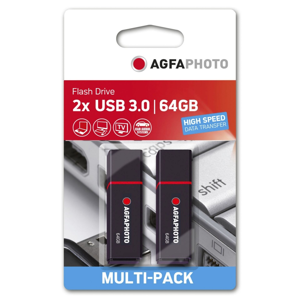 Agfaphoto mälupulk USB 3.2 Gen 1 64GB must MP2